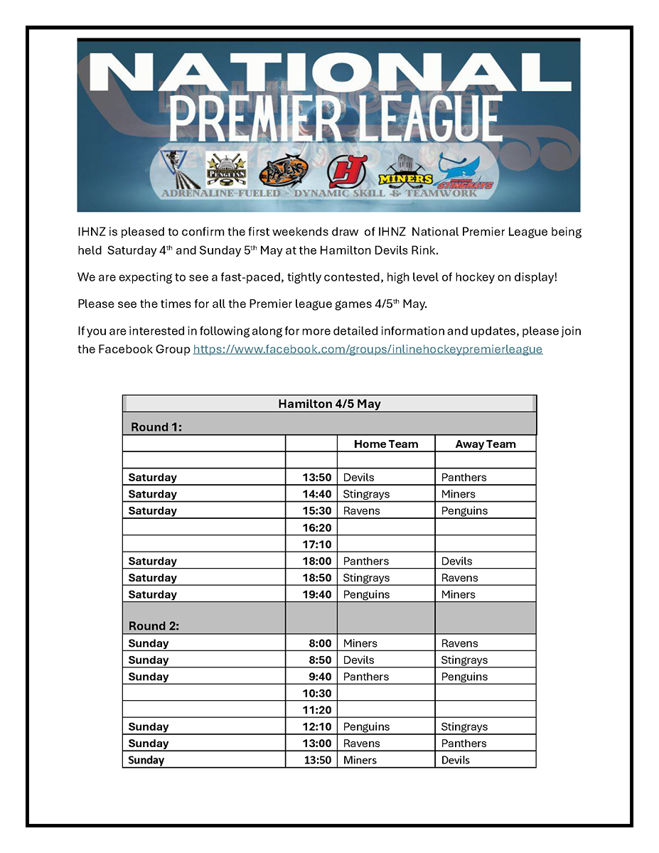 NPL Schedule