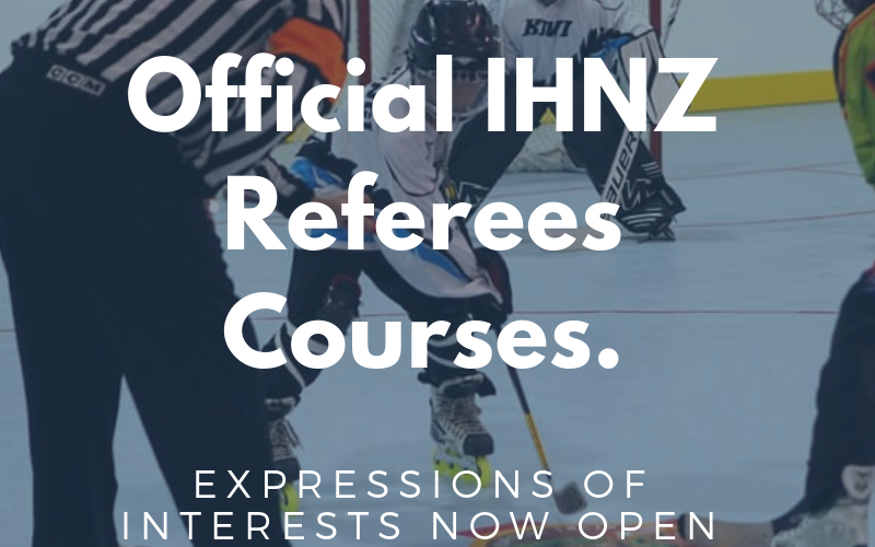 Official IHNZ Referee Training Courses EOI Now Open